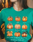 Fruits of The Spirit Christian Pumpkin Graphic Tee