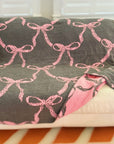 Bow Scalloped Coziest Blanket