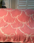 Bow Scalloped Coziest Blanket