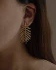 Palm Statement Earrings