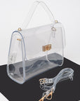 Cleared Transparent Crossbody Stadium Bag