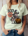 Boo Who's Oinking There, Halloween Graphic Tee