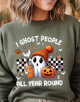 I Ghost People Graphic Fleece Sweatshirts