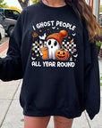 I Ghost People Graphic Fleece Sweatshirts