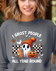 I Ghost People Graphic Fleece Sweatshirts