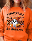 I Ghost People Graphic Fleece Sweatshirts