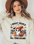 I Ghost People Graphic Fleece Sweatshirts