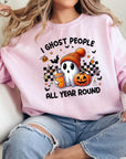 I Ghost People Graphic Fleece Sweatshirts