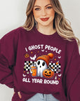 I Ghost People Graphic Fleece Sweatshirts