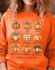 Fruits of The Spirit Pumpkin Graphic Sweatshirts