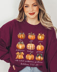 Fruits of The Spirit Pumpkin Graphic Sweatshirts