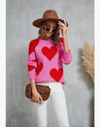 Heart Knit Sweater