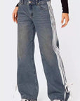 Women's Fashion Casual Style Denim Pants by Claude