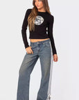 Women's Fashion Casual Style Denim Pants by Claude