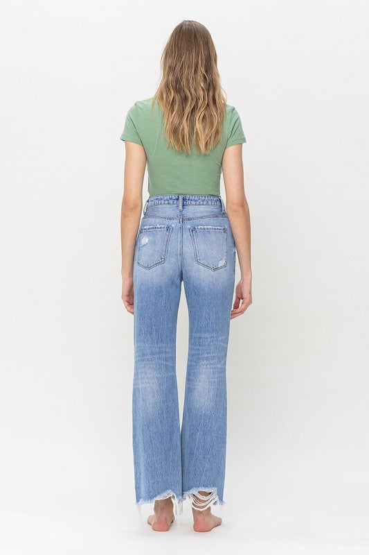 VERVET by Flying Monkey 90&#39;s Vintage Super High Rise Flare Jeans