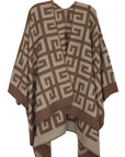 Greek Pattern Poncho