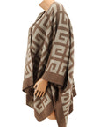 Greek Pattern Poncho