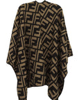 Greek Pattern Poncho