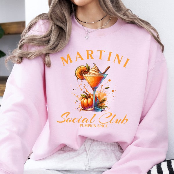 Pumpkin Spice Martini Women's Fall Sweatshirt