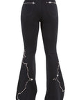 GJG Denim Santa Fe Bell Bottom Jean in Black