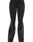 GJG Denim Santa Fe Bell Bottom Jean in Black