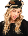 Camouflage Knitted Beret