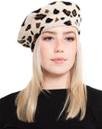 Leopard Stretchy Beret