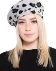 Leopard Stretchy Beret