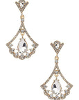 Crystal Drop Formal Chandelier Earrings