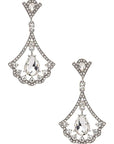 Crystal Drop Formal Chandelier Earrings