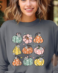 Pumpkins & Daisies Graphic Fleece Sweatshirts