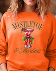 Mistletoe & Martinis Graphic Fleece Sweatshirts