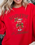 Mistletoe & Martinis Graphic Fleece Sweatshirts