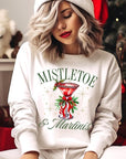 Mistletoe & Martinis Graphic Fleece Sweatshirts