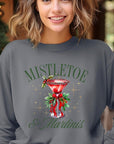 Mistletoe & Martinis Graphic Fleece Sweatshirts