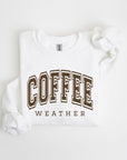 Coffee Weather Graphic Fleece Sweatshirts