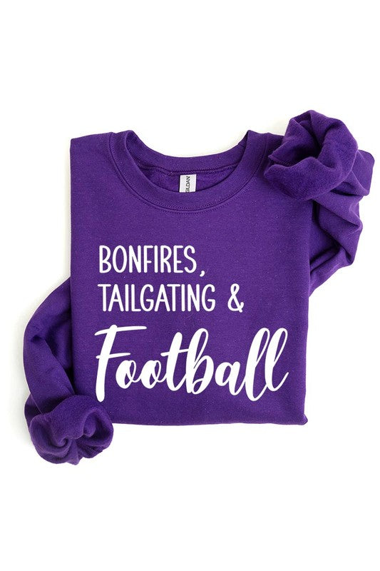 Bonfires Tailgating &amp; Football Graphic Sweatshirts