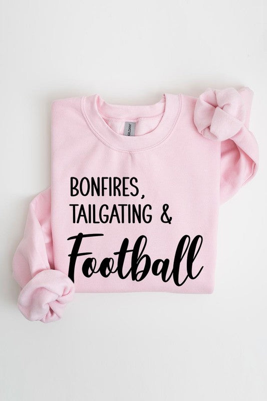 Bonfires Tailgating &amp; Football Graphic Sweatshirts