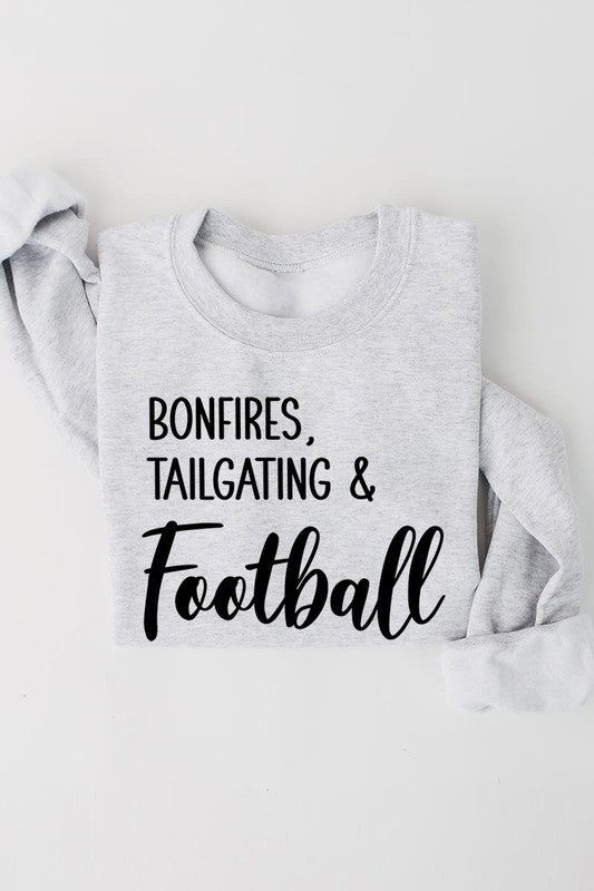 Bonfires Tailgating &amp; Football Graphic Sweatshirts