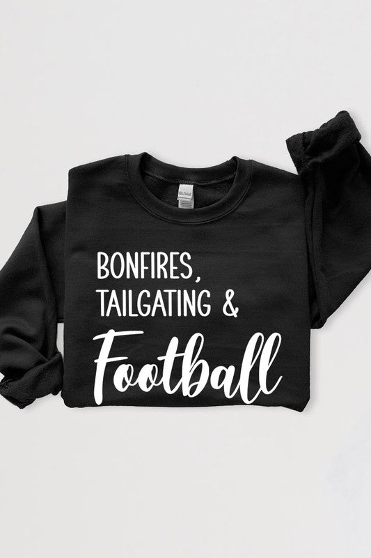 Bonfires Tailgating &amp; Football Graphic Sweatshirts