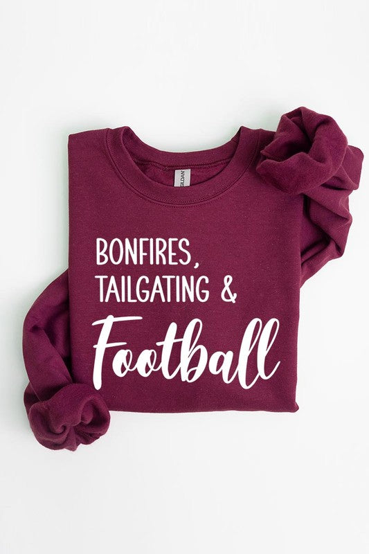 Bonfires Tailgating &amp; Football Graphic Sweatshirts