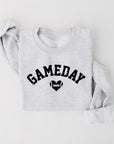 Game Day Football Heart Graphic Sweatshirts