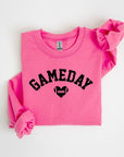 Game Day Football Heart Graphic Sweatshirts