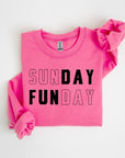 Sunday Funday Graphic Fleece Sweatshirts