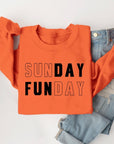 Sunday Funday Graphic Fleece Sweatshirts