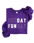 Sunday Funday Graphic Fleece Sweatshirts