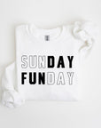 Sunday Funday Graphic Fleece Sweatshirts