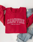 Campfire Sweatshirt Graphic Fleece Sweatshirts