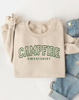 Campfire Sweatshirt Graphic Fleece Sweatshirts