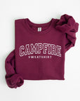 Campfire Sweatshirt Graphic Fleece Sweatshirts